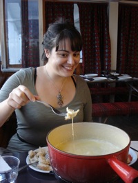 Fondue, Geneva's finest cuisine.