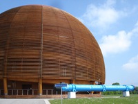 The Globe, one of the CERN's most famous sights.