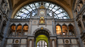Antwerp station before