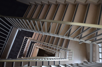 CERN stairs before