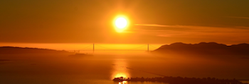 Sunset before